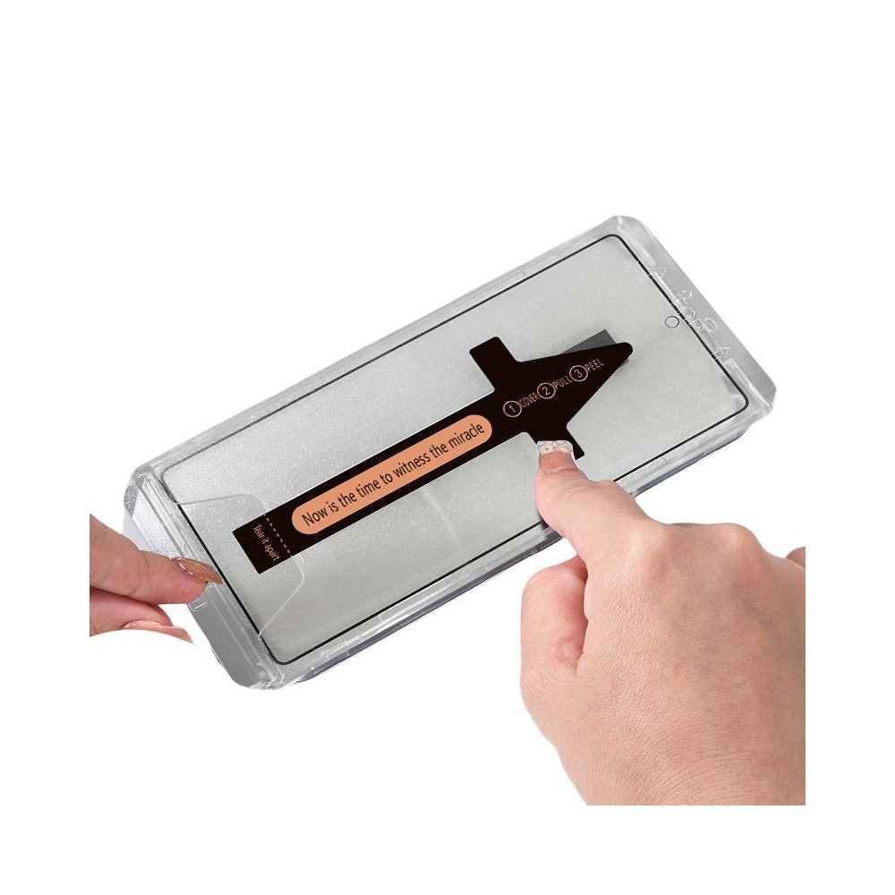 For iPhone 14 Plus Tempered Glass HD Clear Screen Protector with Automatic Dust Removal Tool