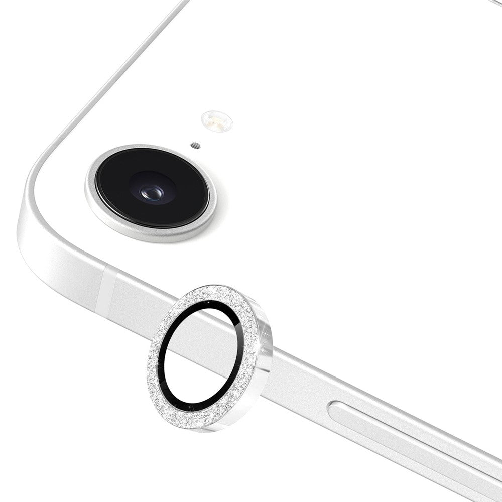 ENKAY HAT PRINCE For iPhone 17e / 16e Camera Lens Protector Glitter Decor Tempered Glass Lens Film