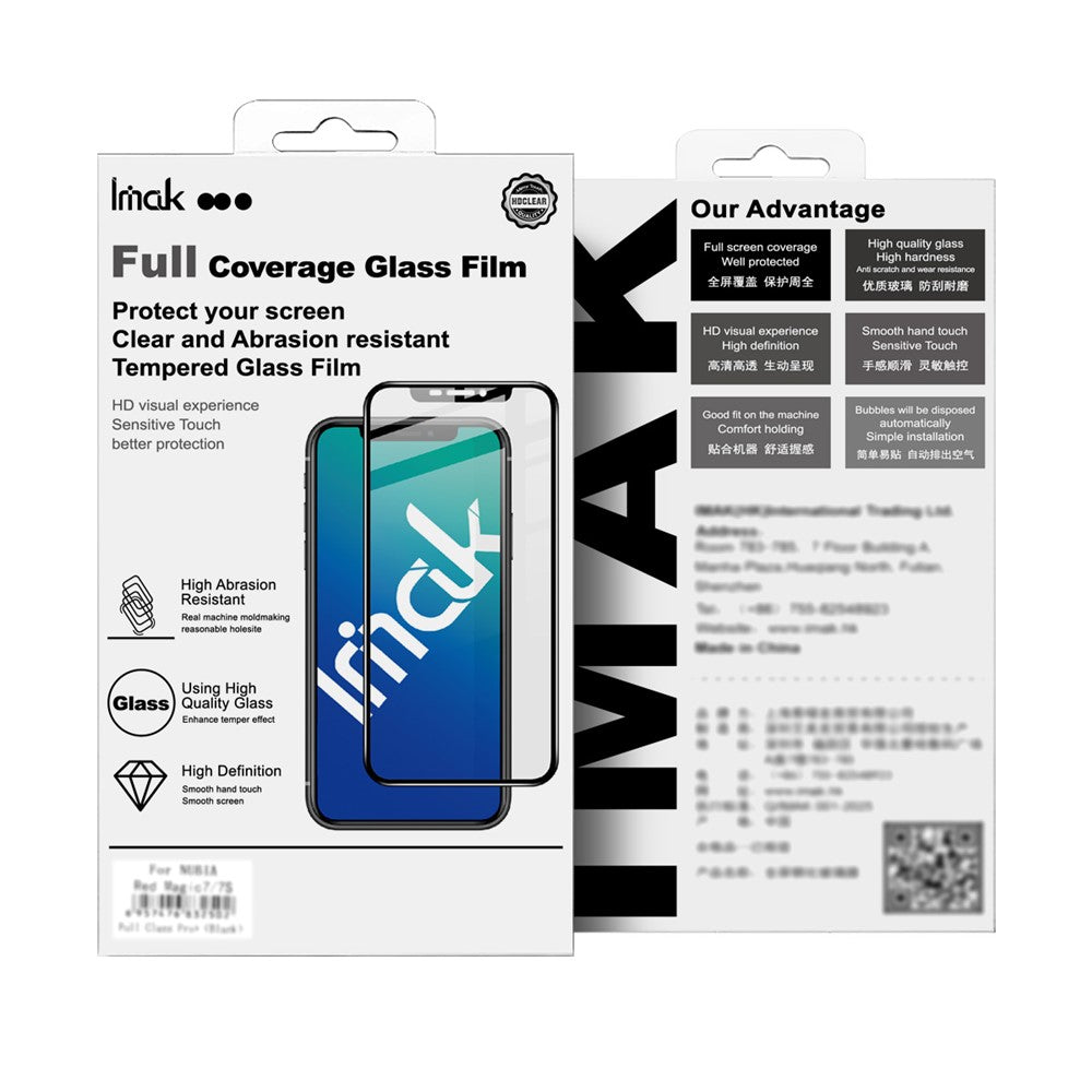 IMAK Pro+ Series For iPhone 17 / 17 Pro Tempered Glass Full Screen Protector Sensitive Touch Film