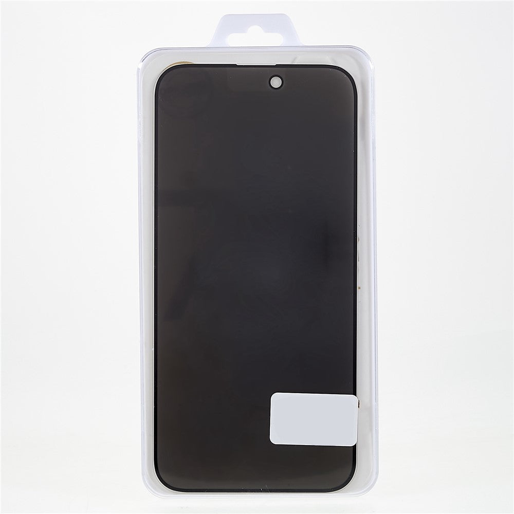 For iPhone 14 Pro Max 180 Degree Anti-spy Tempered Glass Film Anti-scratch Full Glue Matte Full Screen Protector