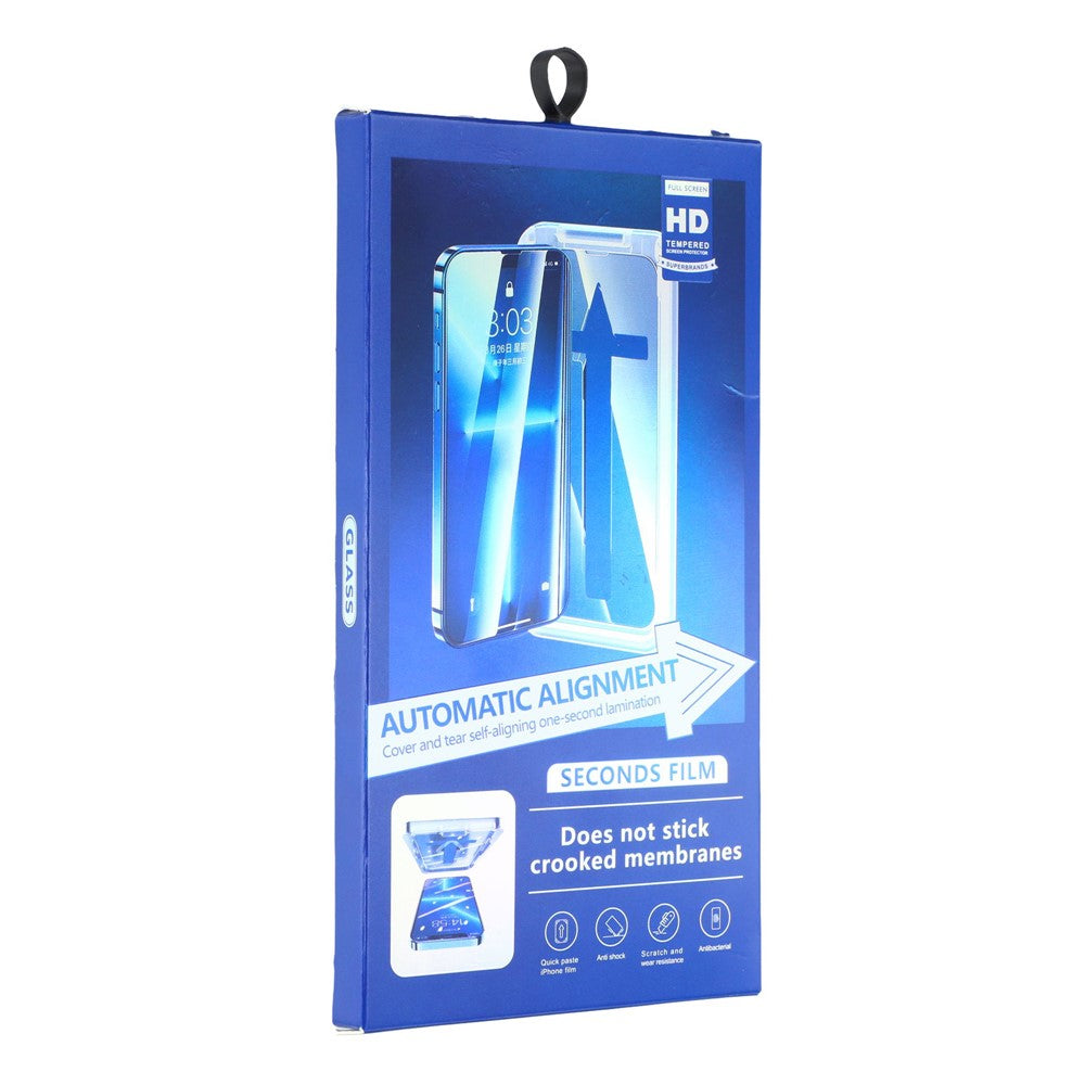 For iPhone 17 Anti-Spy Screen Protector Silk Printing High Aluminium-Silicon Glass Easy Installation Film
