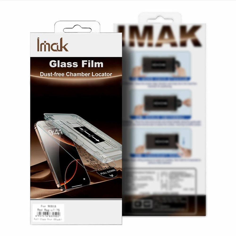 IMAK H Series For Xiaomi Poco X8 Pro Max 5G / Redmi Turbo 5 Max 5G Tempered Glass Screen Protector Easy Installation Film with Auto Dust-Remove Tool