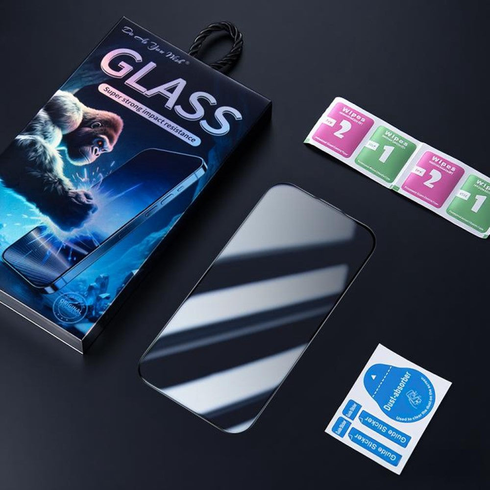 DO AS YOU WISH For Samsung Galaxy A57 5G Screen Protector Silk Printing Full Glue High Aluminum-silicon Glass Film