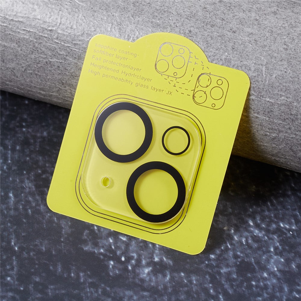 For iPhone 15 / 15 Plus Tempered Glass Camera Lens Protector Ultra Clear Anti-scratch Phone Lens Film