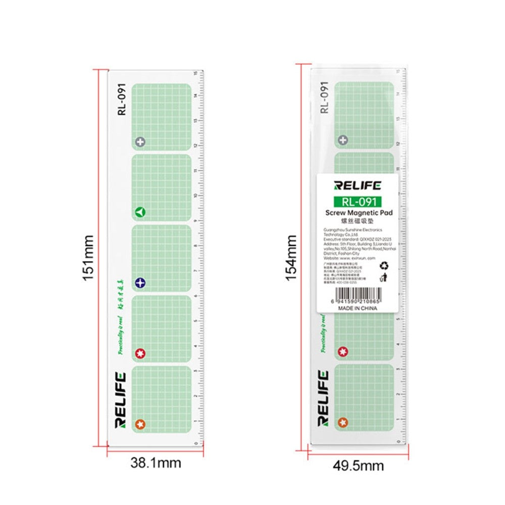 RELIFE RL-091 Magnetic Absorption Mat Screws Storage Pad