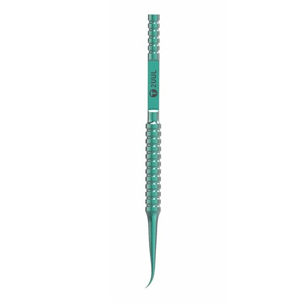 2UUL Ti01 Titanium Alloy Ultraprecise Tweezer for Precise Phone Board Repair, Blackish Green