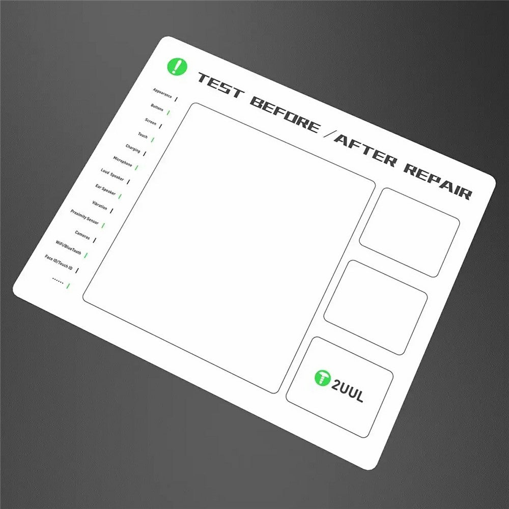 2UUL ST92 30cmx25cm Magnetic Project Mat Work Pad Phone Repairing Tool Mat