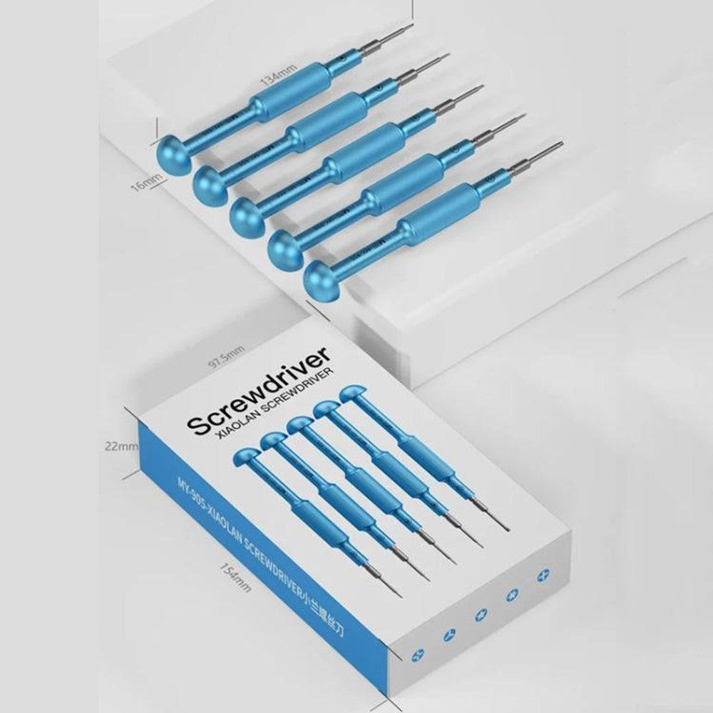 MAANT MY-905 5Pcs Precision Screwdriver Set with Anti-Slip Handle For Phone Repair / Motherboard Maintenance