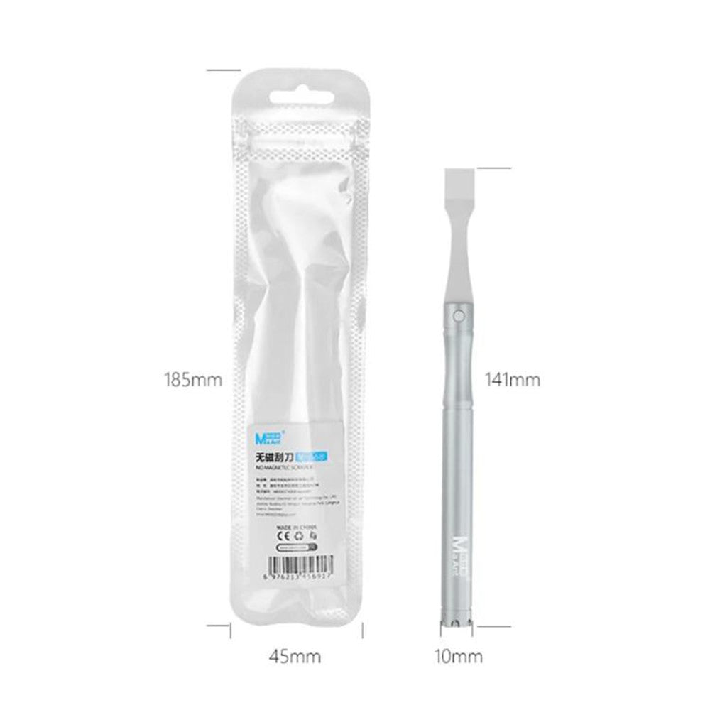 MAANT M-068 Phone Repair Non-Magnetic Stainless Steel Solder Scraper Tool For LCD Screen / BGA Rework / Prying