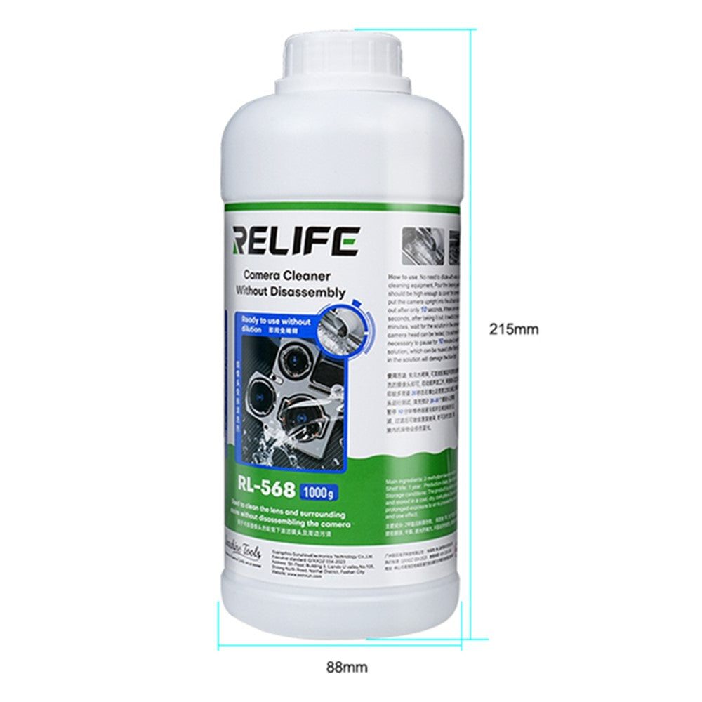 RELIFE RL-568 1000G Camera Cleaning Concentrate No-Disassembly Solution Watermark Black Spots Cleaner
