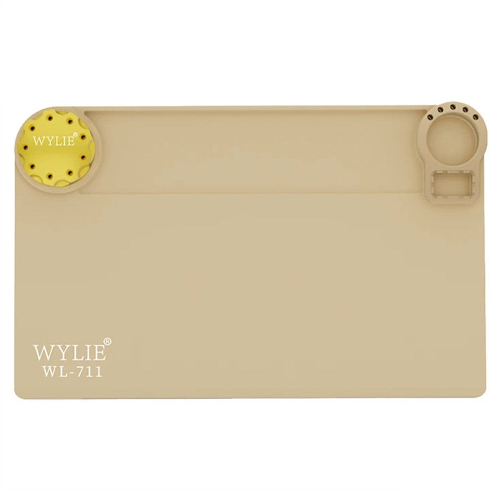 WYLIE WL-711 Heat Insulation Silicone Work Mat 450 x 280mm for Phone Screen Motherboard Repair Tools