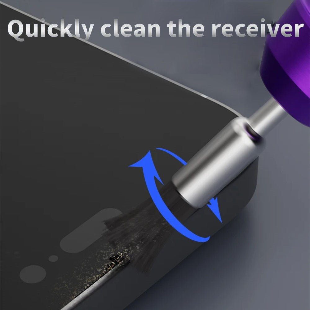 LANRUI QB95 10Pcs / Box 3.0mm Dust Cleaning Brush Steel Handle Dust Cleaning Mane Brush for Phone Repair IC Pad Motherboard