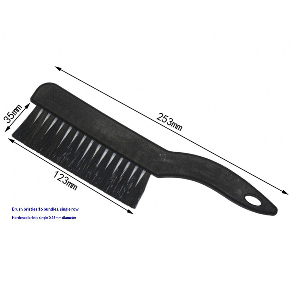 Anti-Static Wire Brush 16 Bundles Hard Steel Bristle Industrial Cleaning Brush for Metal Surface Rust Removal