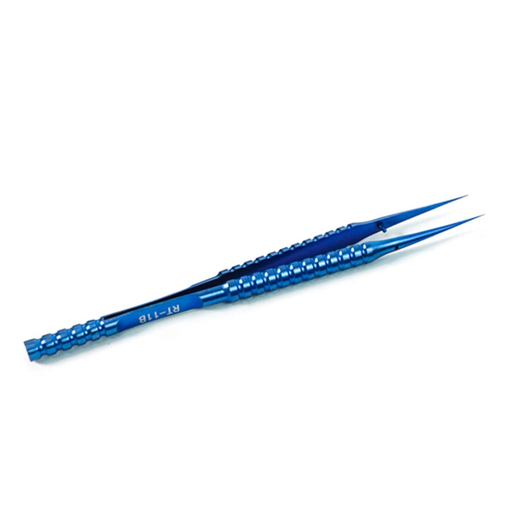 RELIFE RT-11B Straight Tip Tweezers Titanium Alloy 0.15mm Tip Precision Tweezers Professional Maintenance Tool