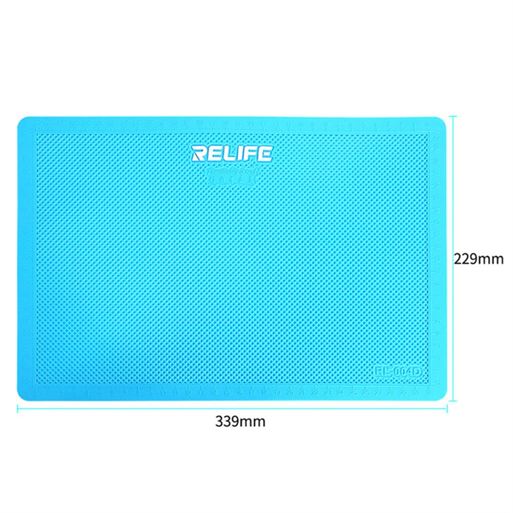 RELIFE RL-004D Mobile Phone Film Installation Anti-Slip Pad Phone Repair Desktop Silicone Anti-skid Mat