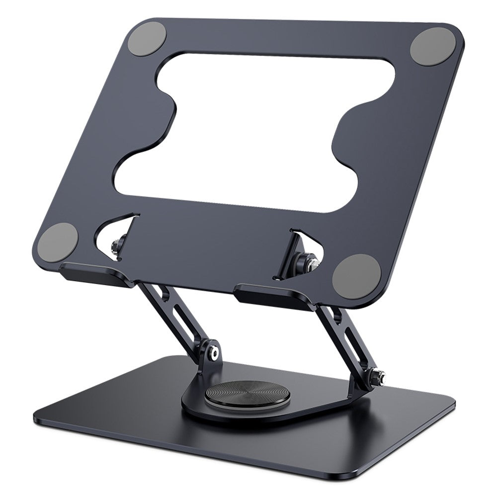 L308 Portable 360° Rotating Tablet Stand for Devices Up to 17.3 Inches Foldable Desktop Holder