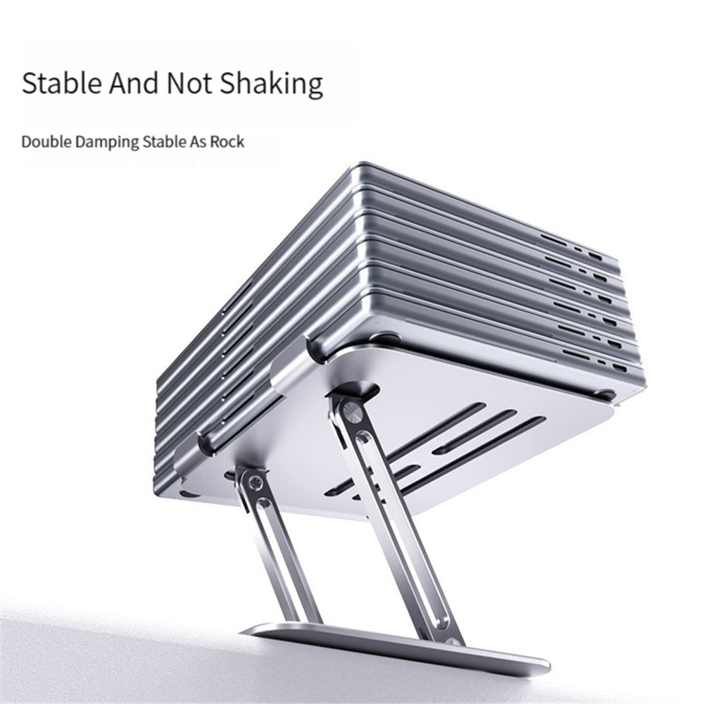BONERUY P89 Tablet Stand for Desk Hollow Heat Dissipation Adjustable Tablet Holder Carbon Steel Tablet Riser