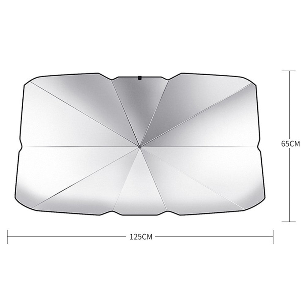 SBT-5024 Foldable Windshield Sun Shade UV Rays Blocking Umbrella for Car Windshield
