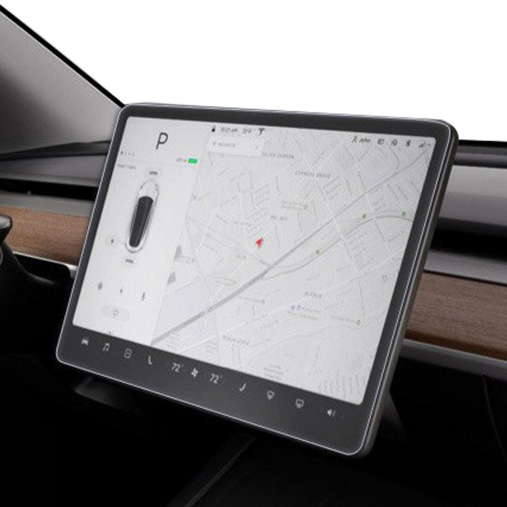 M30116 For Tesla Model 3 / Y Tempered Glass Protector Film Car Display Navigation Screen Protector (Matte Texture)