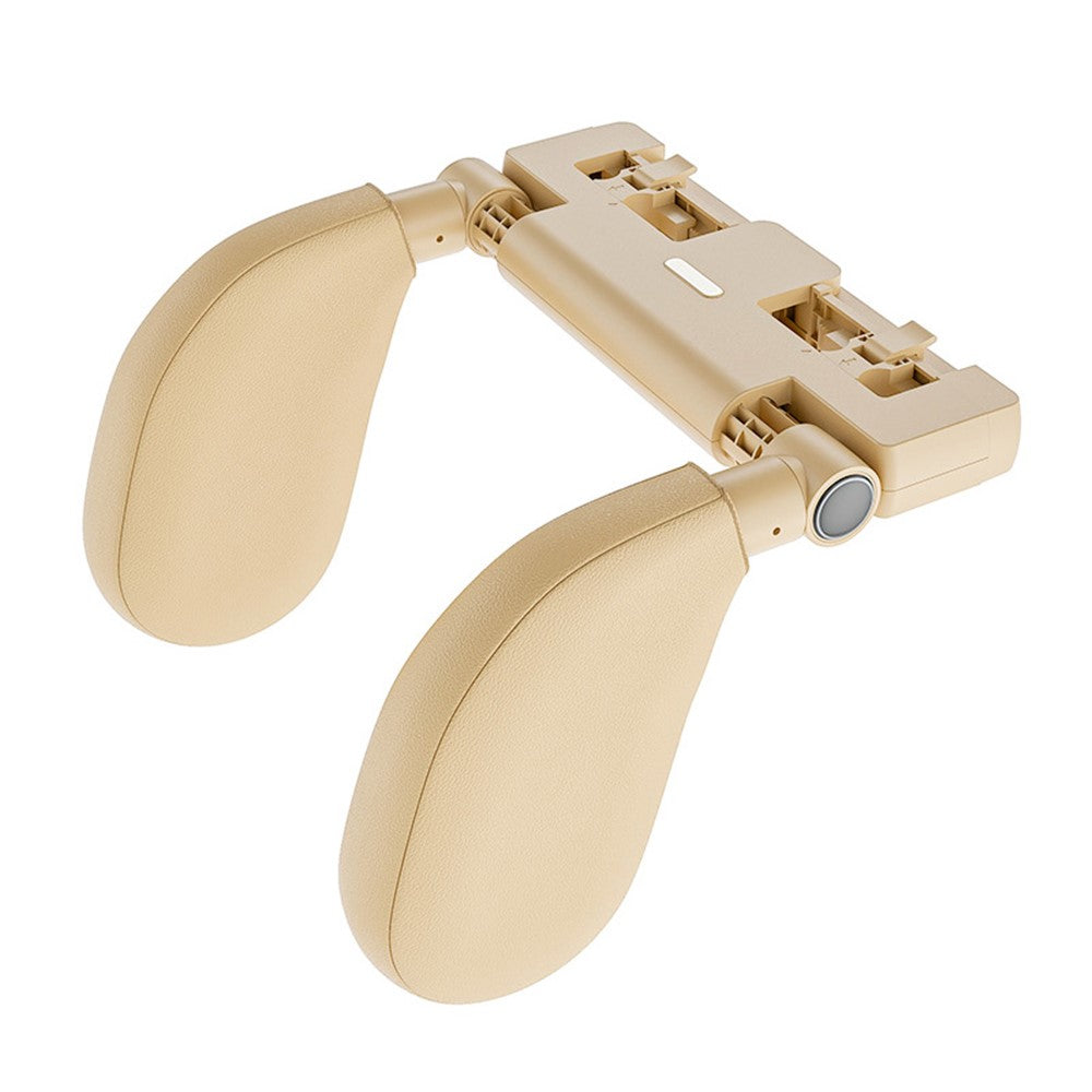 WAY TO GROW Memory Foam Car Headrest Pillow Sleeping Head and Neck Support with Phone Holder for Kids Adults Travel