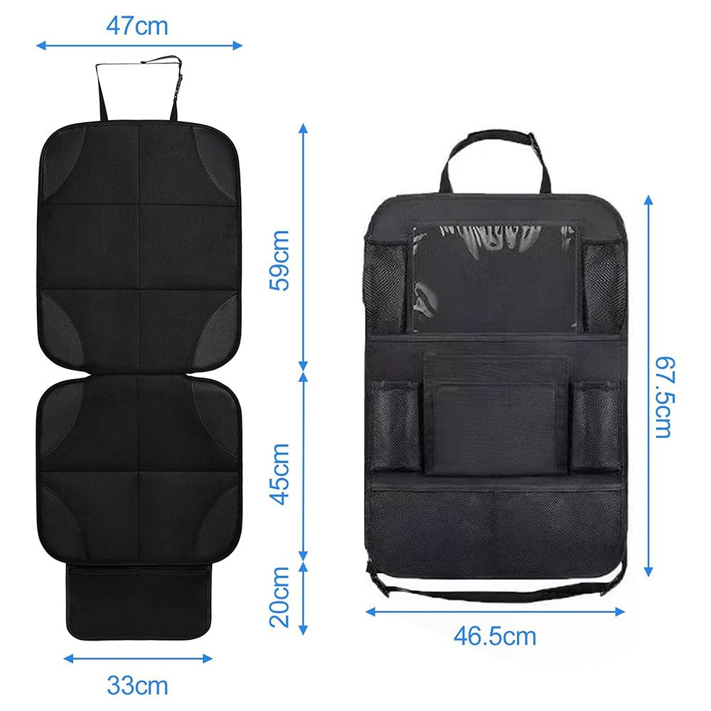 Waterproof Child Safety Seat Anti Kick Seat Cover Car Seat Backrest Protector Mat