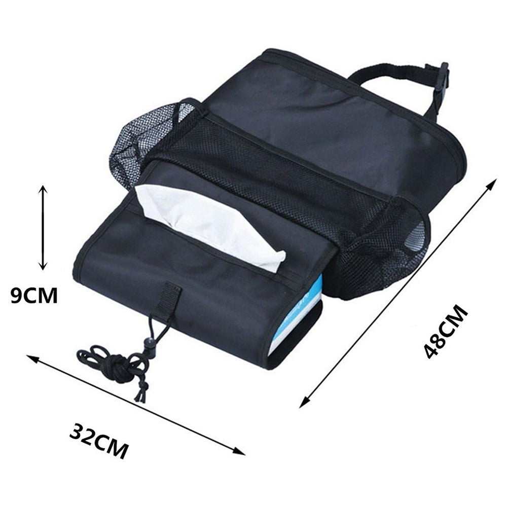Car Seat Back Cooler Bag Oxford Cloth Aluminum Foil Insulated Thermal Hanging Storage Organizer
