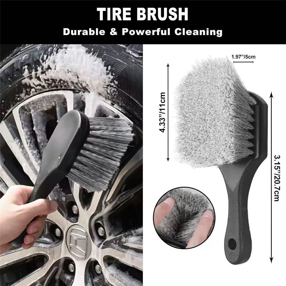 9Pcs Car Detailing Brush Kit Soft Wheel Hub Detail Brush Sponge Pad Car Wash Tools Set