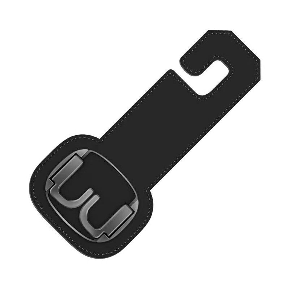 Car Headrest Hook Foldable Metal Seat Back Hanger Multi-function Hidden Hook for Handbag Grocery