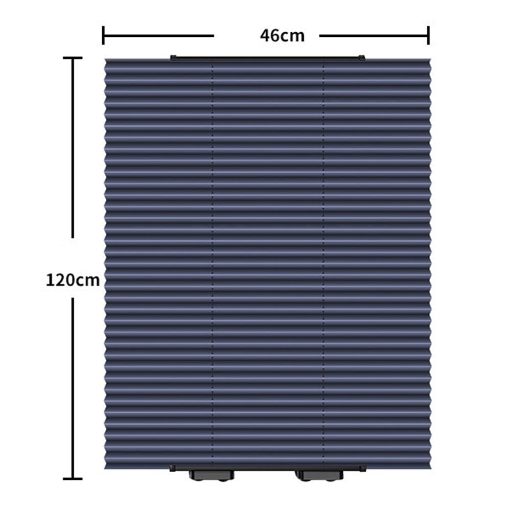 Car Sun Shade 46x120cm Car Roller Sunshade Car Window Shade with 4 Suction Cups