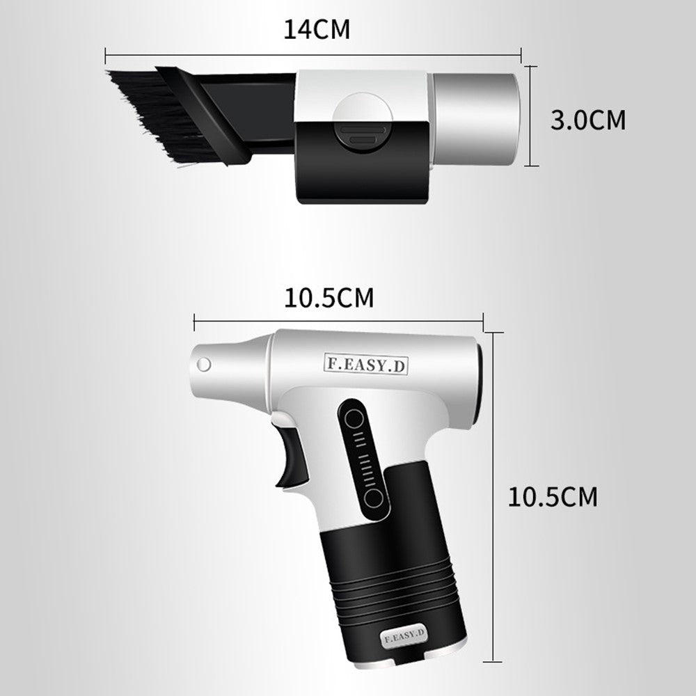 0601 Cordless Electric Duster for Car Inside / Keyboard / Home, Powerful Blower and Vacuum Suction 2-in-1 Portable Car Vehicle Vacuum Cleaner