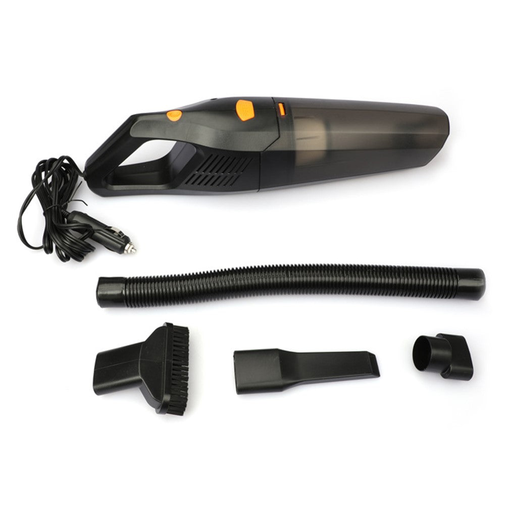CARSUN C1398 12V Car Cigarette Lighter Plug Vacuum Cleaner High Power Handheld Car Cleaning Tool with LED Light
