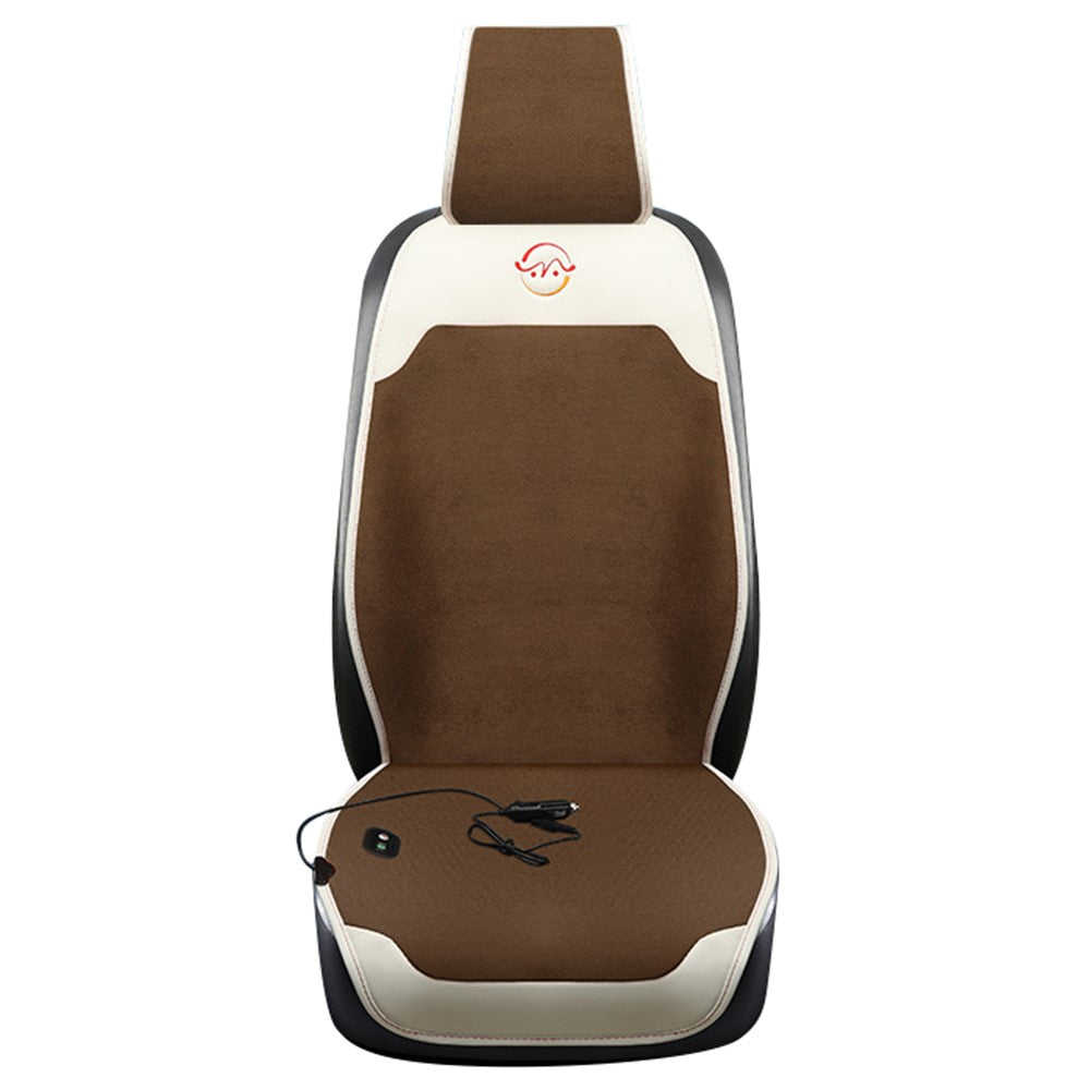 WM-XL2 Universal 12V / 24V Car Heated Seat Cover with Backrest Vehicle Seat Cushion Warmer for Winter