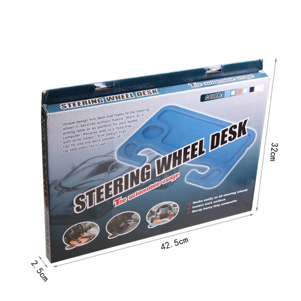 BN-C03-1C Adjustable Car Steering Wheel Table Board for Laptop Notebook Drinking Eating Stand Tray Holder