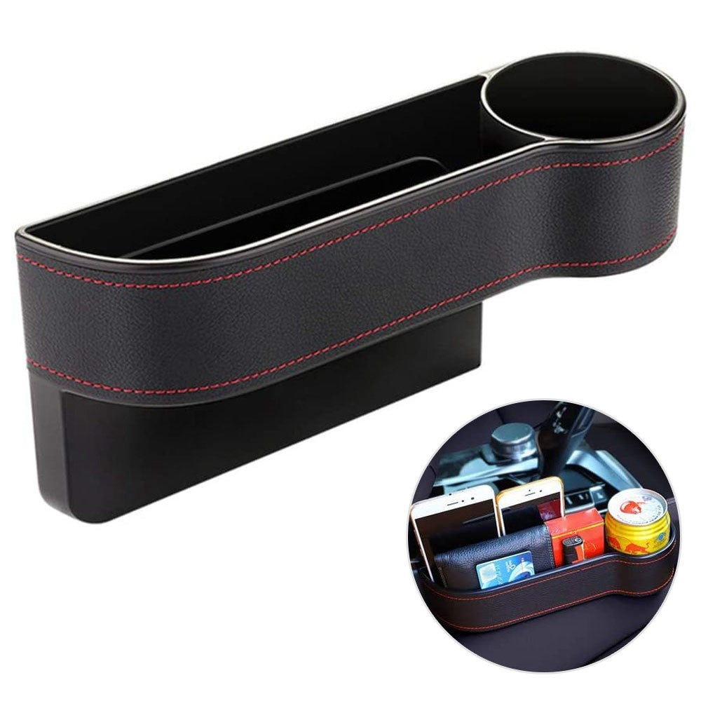 AC-ON-041 Car Seat Seam Storage Box Multifunctional Seat Gap Organizer Phone Beverage Cup Holder