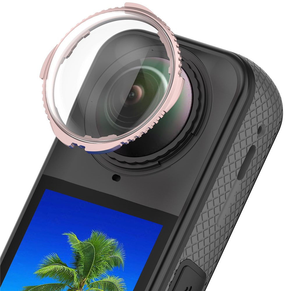 For Insta360 X4 2Pcs Lens Protector Optical Tempered Glass Camera Lens Cover