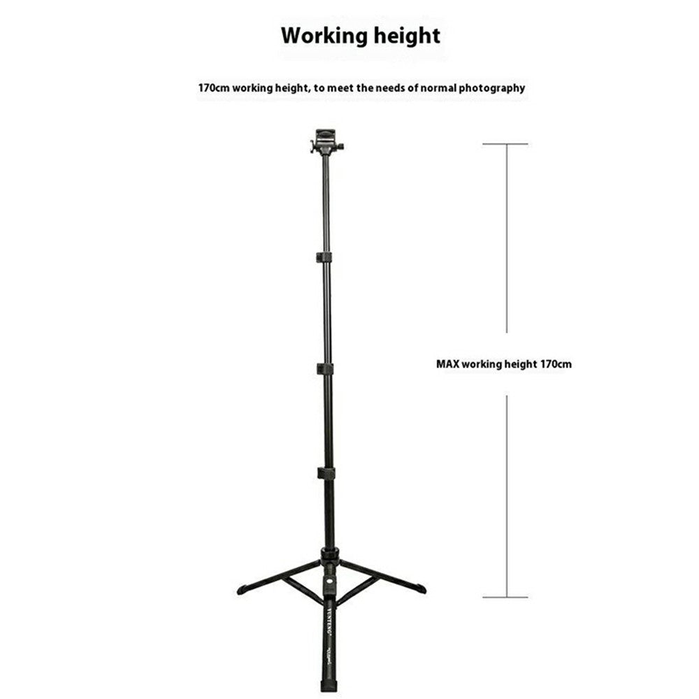 YUNTENG VCT-91666L Camera Tripod Vlog Video Stand Selfie Stick Phone Bluetooth-Compatible Live Streaming Bracket