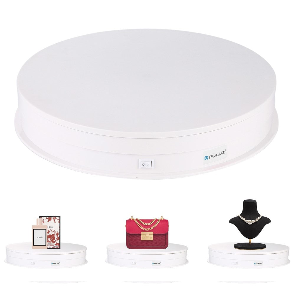 PULUZ PU3049 30cm 360 Degrees Rotation Photography Electric Swivel Turntable Video Shooting Display Stand
