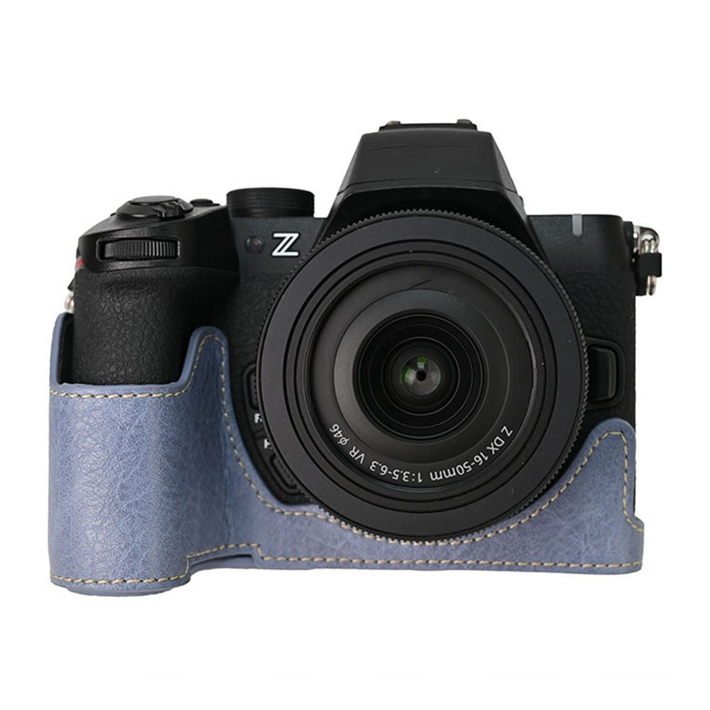 For Nikon Z 50 II Camera Case Large Cutout Litchi Texture PU Leather Protective Cover