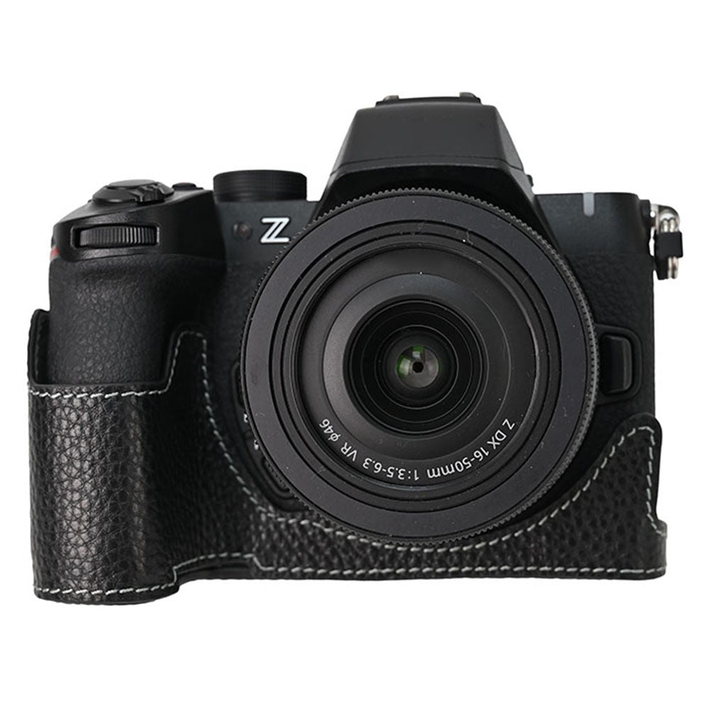 For Nikon Z 50 II Camera Case Genuine Cow Leather Protective Cover