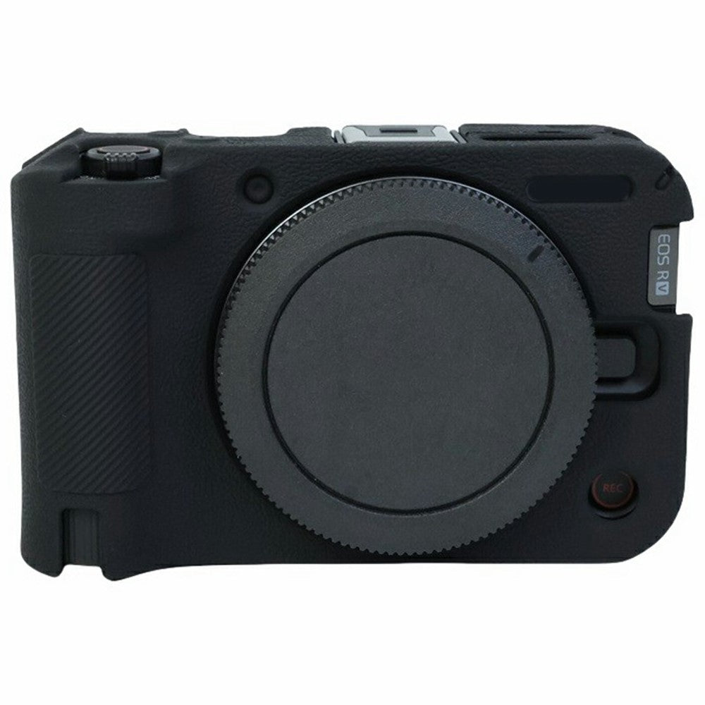 For Canon EOS R50 V Camera Protective Case Litchi Texture Silicone Cover