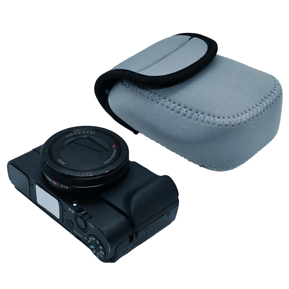 For Sony RX100M7 / M6 / M5 / M4 / M3 / M / RX100 Carrying Case Camera Inner Bag Shockproof Protective Pouch with Carabiner