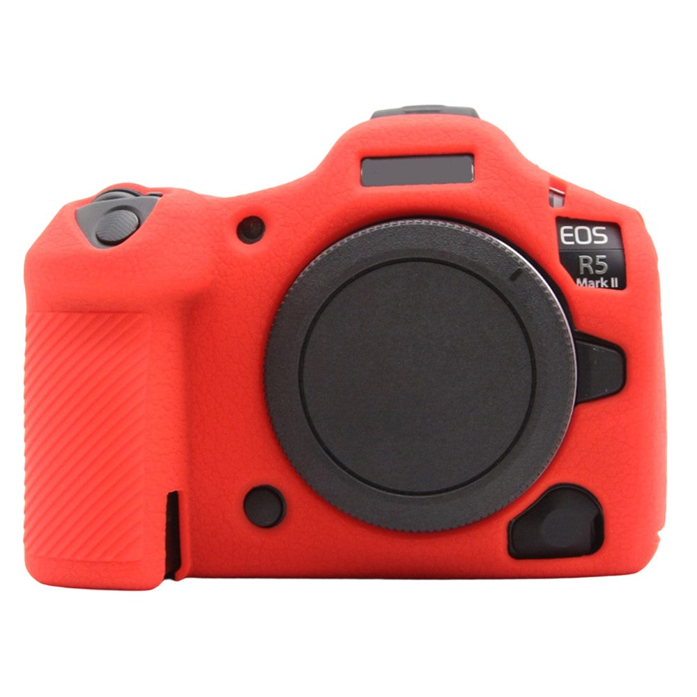 For Canon EOS R5 Mark II Textured Camera Case Anti-Scratch Silicone Protective Cover