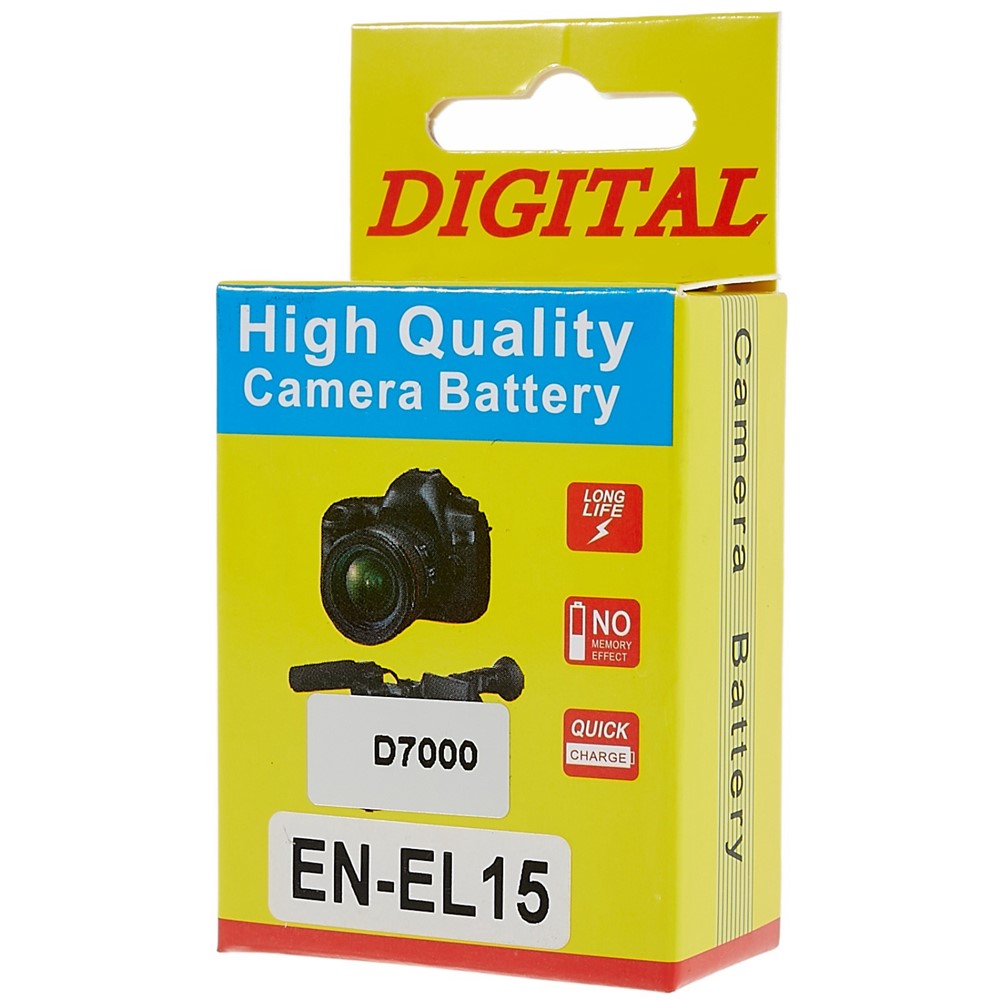 For Nikon D7000 7.0V 2550mAh Camera Battery Pack Replacement Part (Encode: EN-EL15) (without Logo)