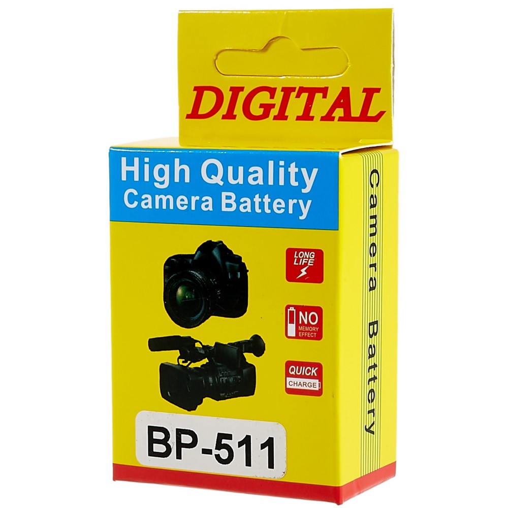 For Canon EOS 40D / 300D / 5D / 20D / 30D / 50D / 10D / G5 / G6 7.4V 2000mAh Camera Battery Pack Replacement Part (Encode: BP-511 / BP-511A) (without Logo)