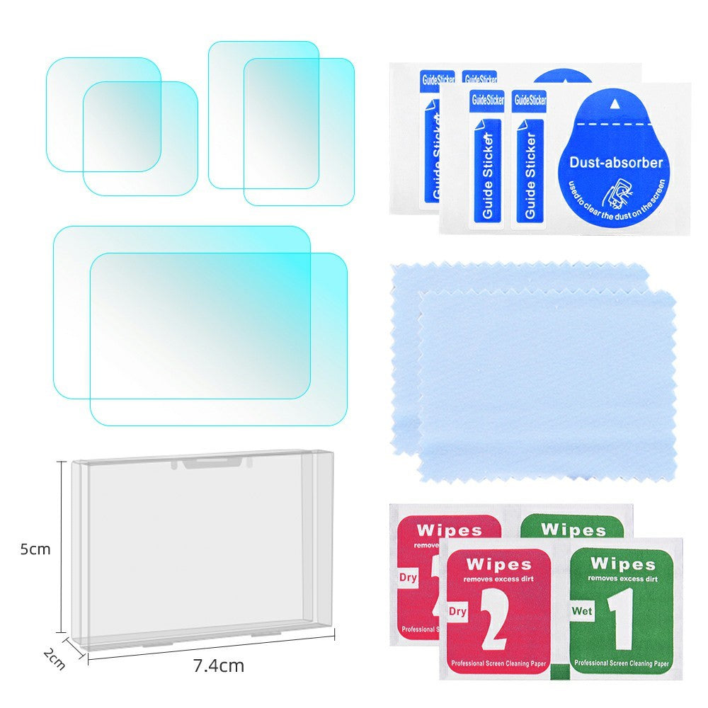 BRDRC 2 Set Tempered Glass Film for GoPro Hero 13 0.5mm Screen Protector + Lens Protector