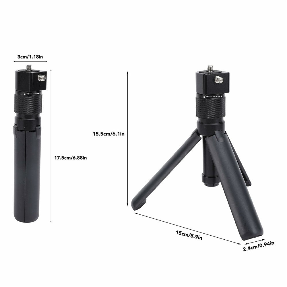 KM-07 For Insta360 X5 / X4 / X3 Action Camera Rotating Handle Magnetic Tripod