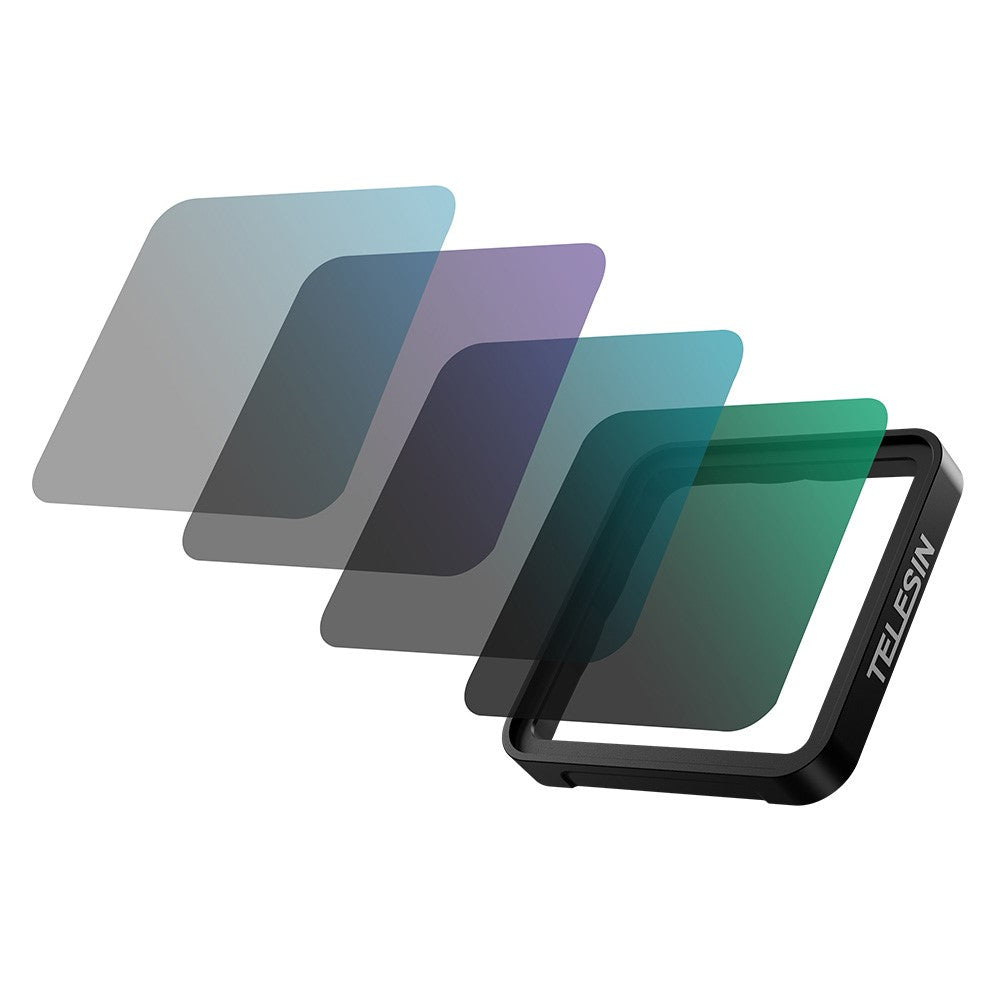 TELESIN S5-FLT-27-TIS For Insta360 Ace Pro / Pro 2 Polarizing Filter Set with CPL / ND8 / ND16 / ND32 Filters