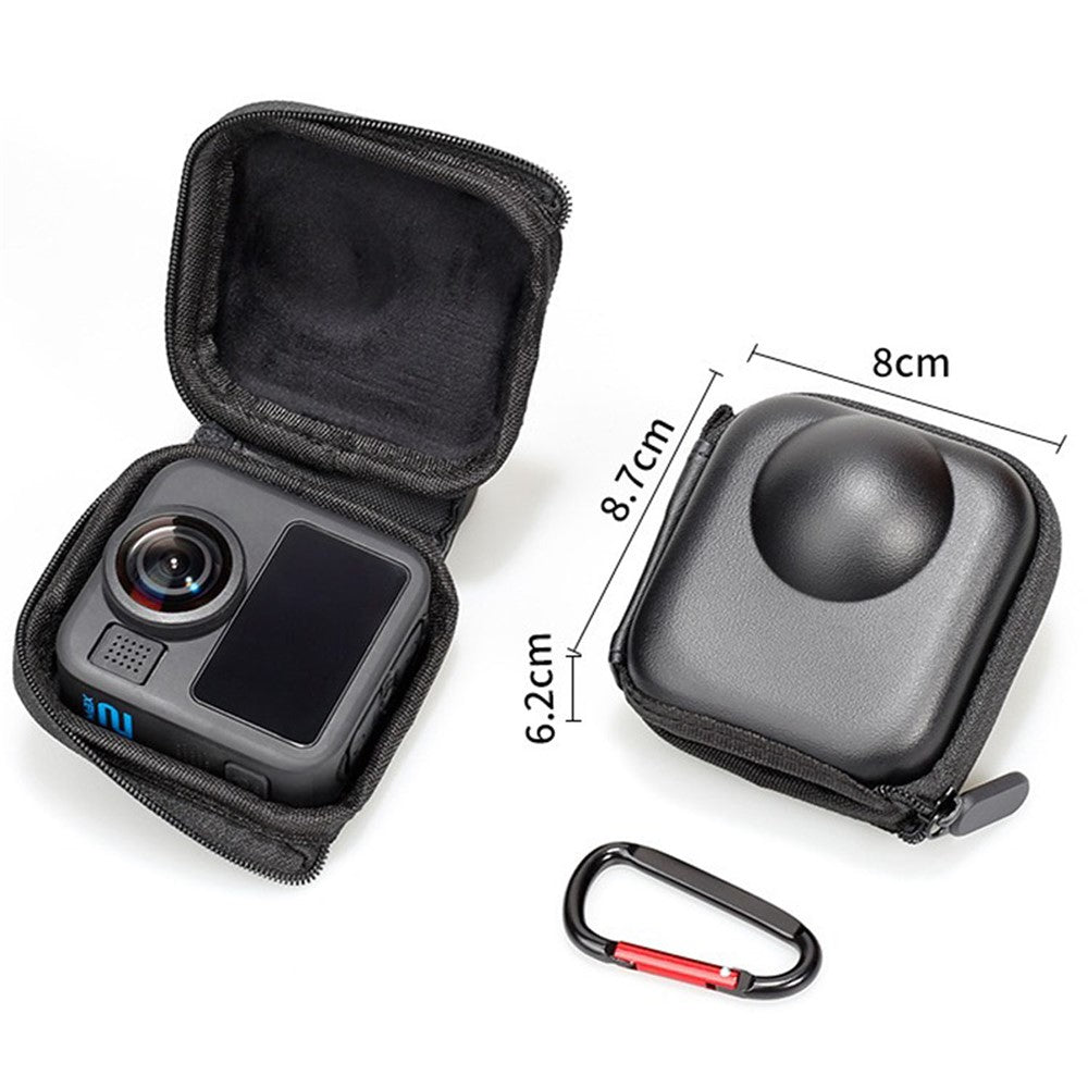For GoPro MAX2 Hard Shell Case EVA Portable Storage Bag Half-Open Camera Protective Carrying Cover