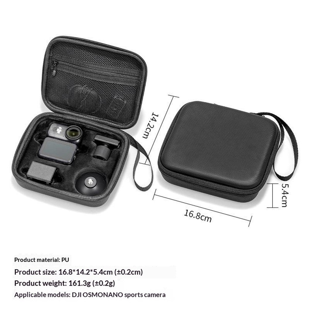 Carrying Case for DJI Osmo Nano Hard Shell Storage Bag All-in-One Organizer PU Protective Cover