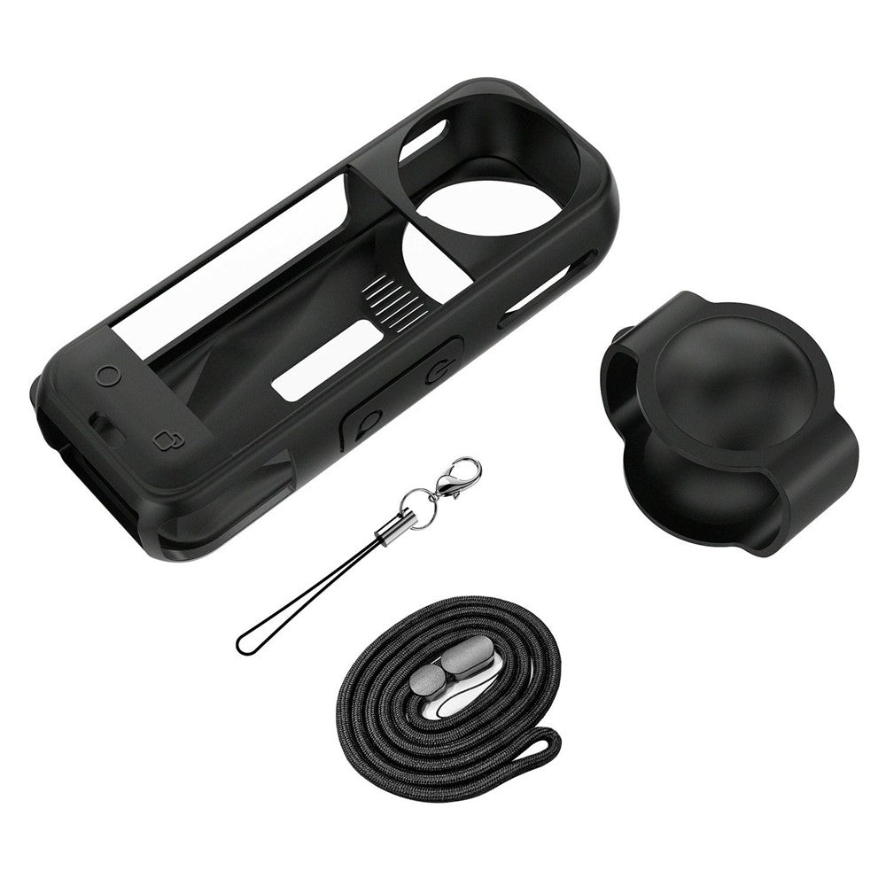 0154 For Insta360 X5 Silicone Case Action Camera Protective Cover Soft Shell